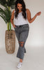 Mica - The Marlowe High Rise Vintage Flare Denim Jeans**