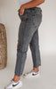 Mica - The Marlowe High Rise Vintage Flare Denim Jeans**