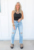 Classic Black Crop Tank Top | Salty Wave *FINAL SALE