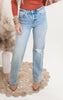 MICA | The Poseidon High Rise Wide Leg Denim Jean - Final Sale