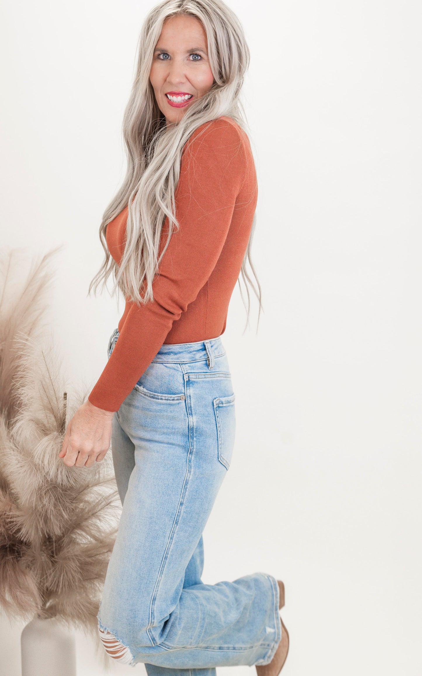 MICA | The Poseidon High Rise Wide Leg Denim Jean - Final Sale