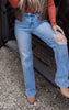 MICA | The Poseidon High Rise Wide Leg Denim Jean - Final Sale