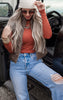 Faux Leather Puffer Vest - Final Sale AS IS ***