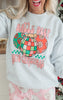 Balls Deep Holiday Heather Grey Graphic Crewneck Sweatshirt**