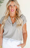 Short Sleeve 1/2 Zip Hoodie by Salty Wave *- Final Sale