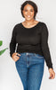 The Essential Long Sleeve Ruched Tunic by Salty Wave *FINAL SALE