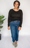 The Essential Long Sleeve Ruched Tunic by Salty Wave *FINAL SALE
