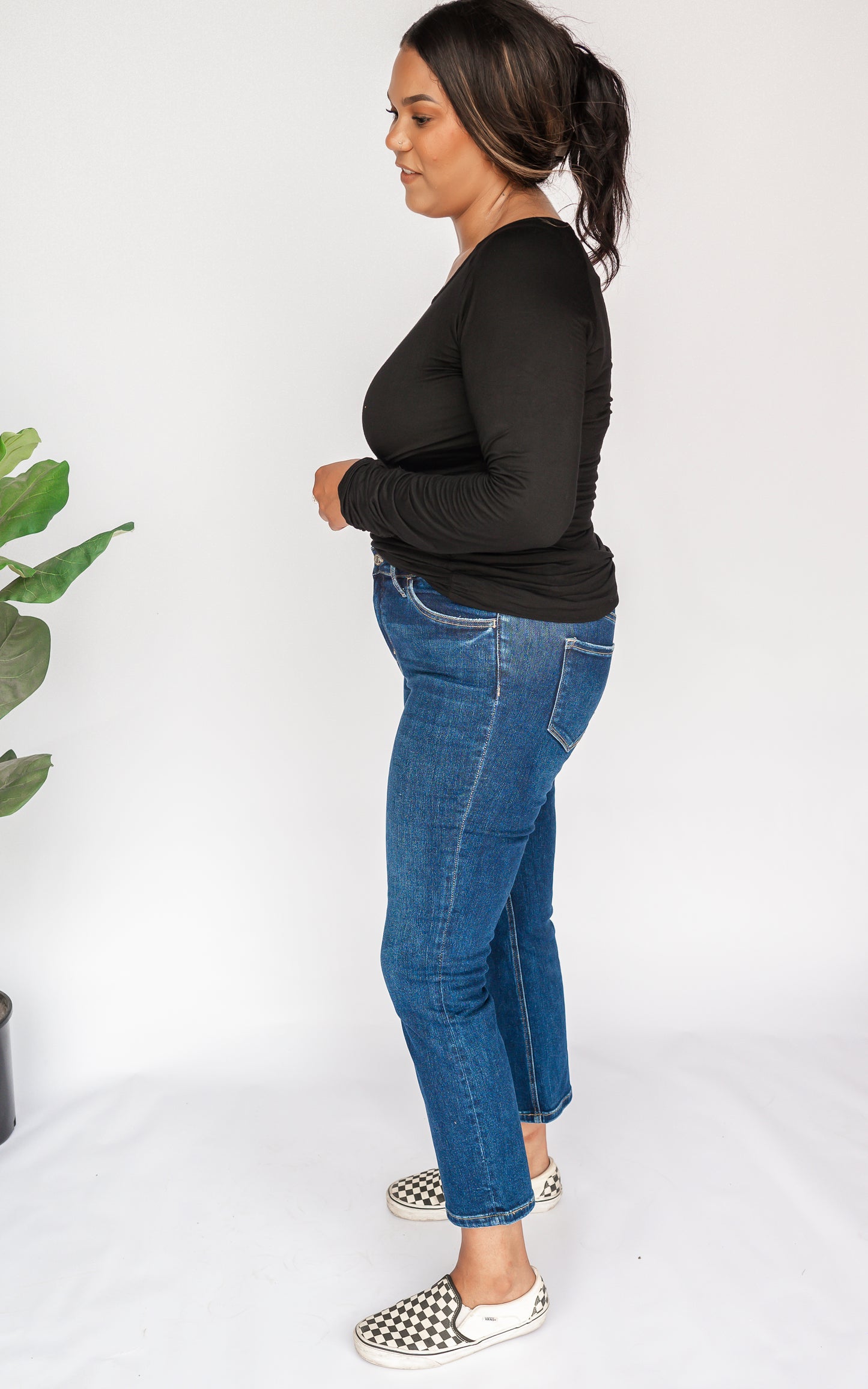The Essential Long Sleeve Ruched Tunic by Salty Wave *FINAL SALE
