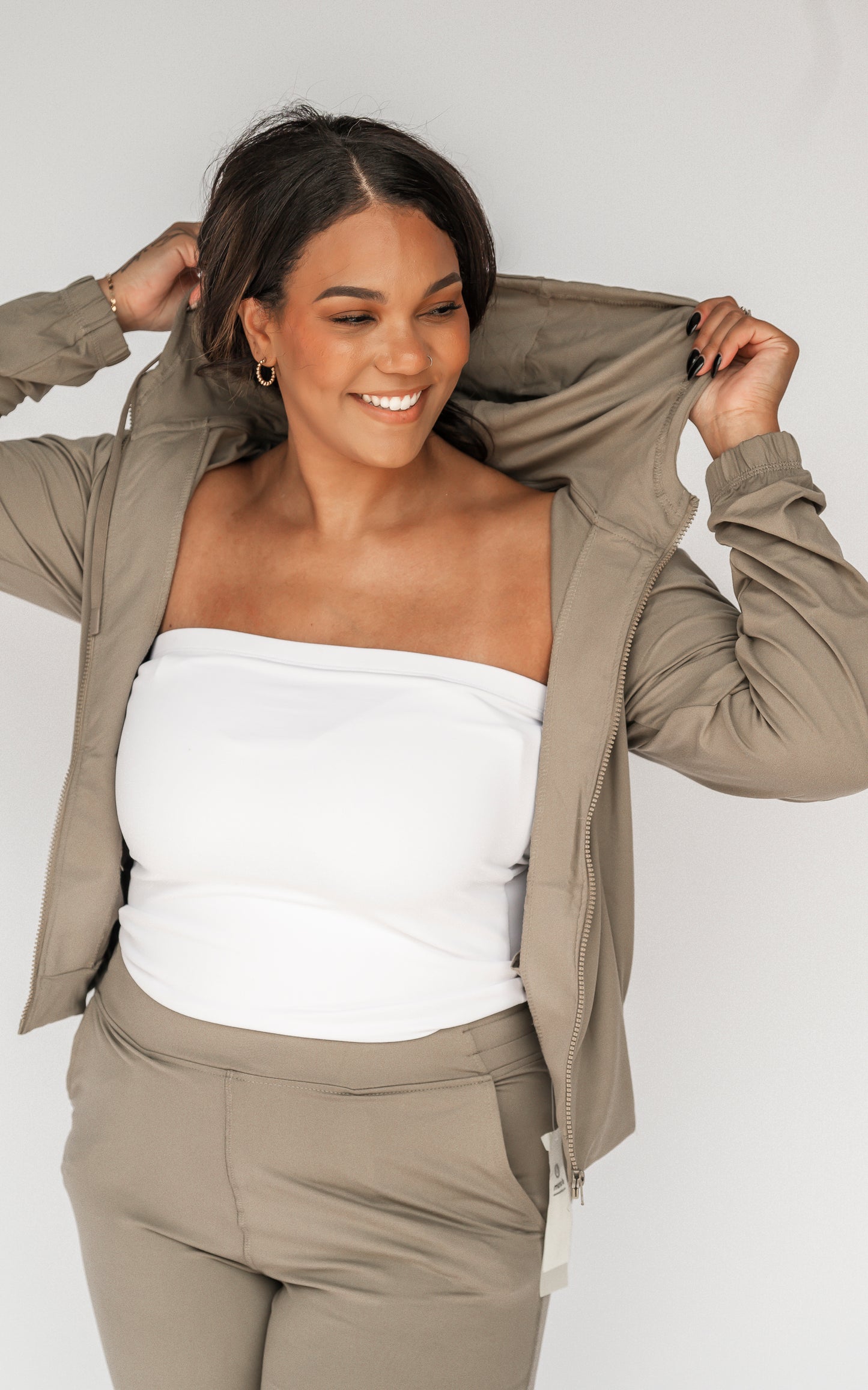 FlexComfort Hooded Zip Jacket | MONO B - Final Sale