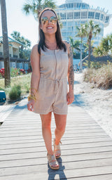 Washed Cotton Romper | Rae Mode