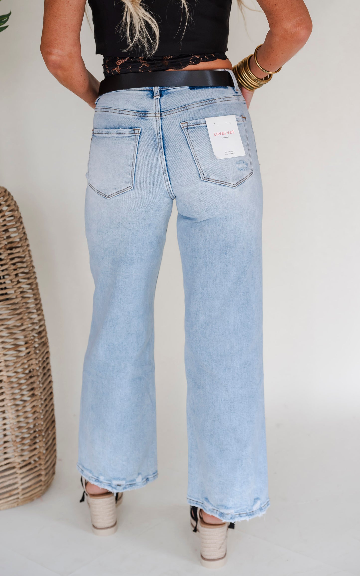 LOVERVET | Rediscover Tummy Control Super High Rise Wide Leg Denim Jeans **(REG/CURVY)