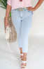 LOVERVET | Notably High Rise Slim Straight Denim Jeans (REG/CURVY)** - Final Sale
