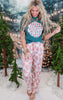 Christmas Cake Pajama Pant Set by Salty Wave (TOP & BOTTOM)