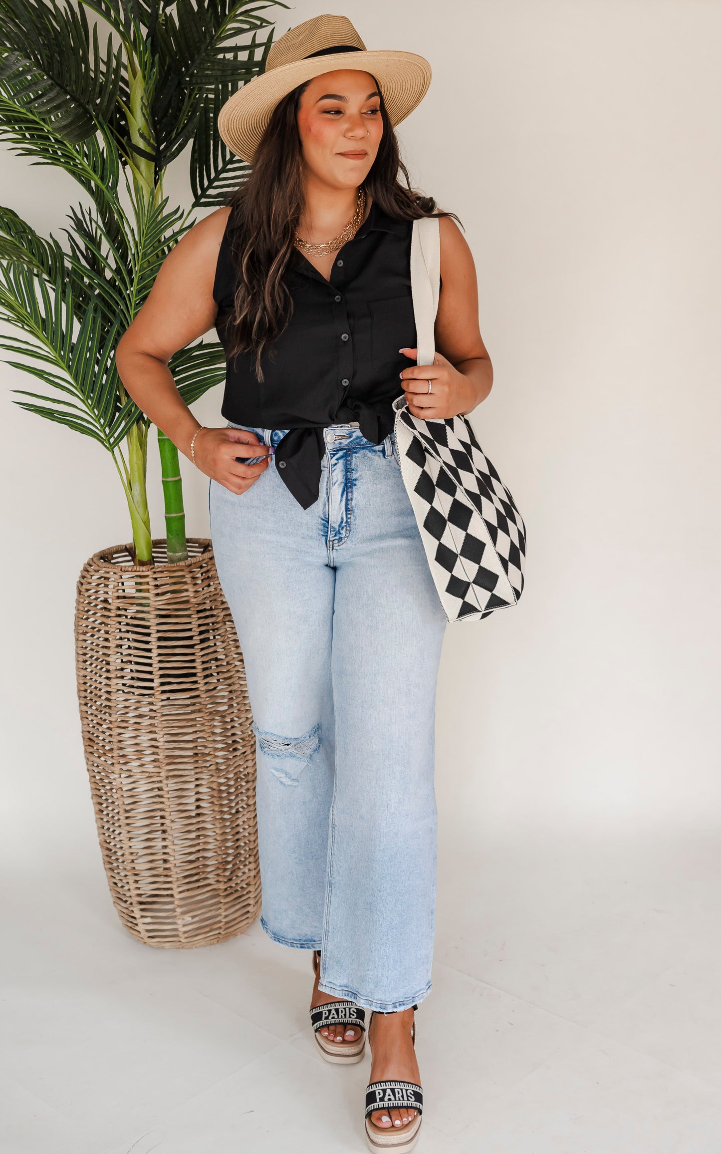 LOVERVET | Rediscover Tummy Control Super High Rise Wide Leg Denim Jeans **(REG/CURVY)