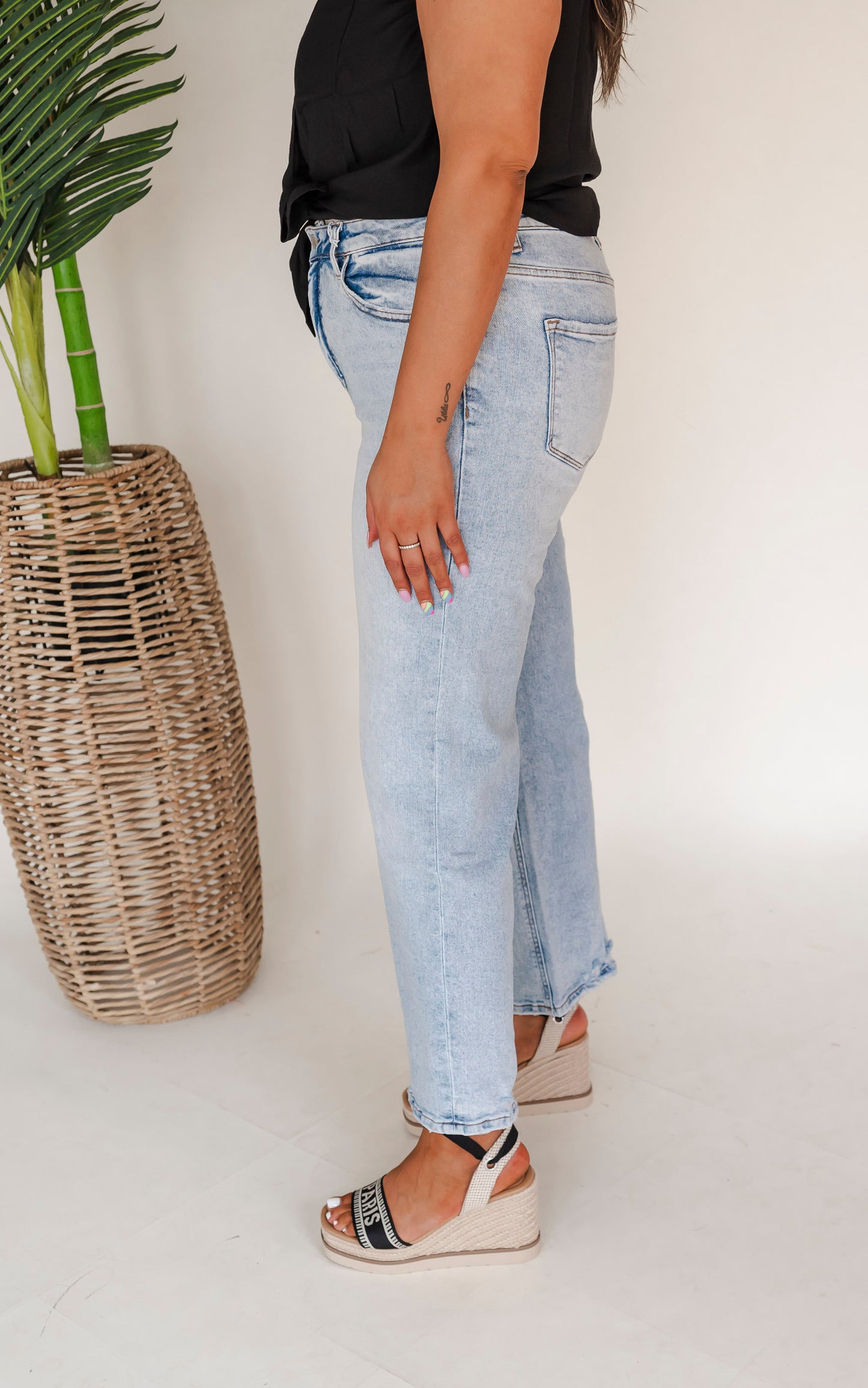 LOVERVET | Rediscover Tummy Control Super High Rise Wide Leg Denim Jeans **(REG/CURVY)