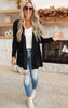 black slouchy cardigan