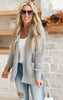 heather grey cardigan