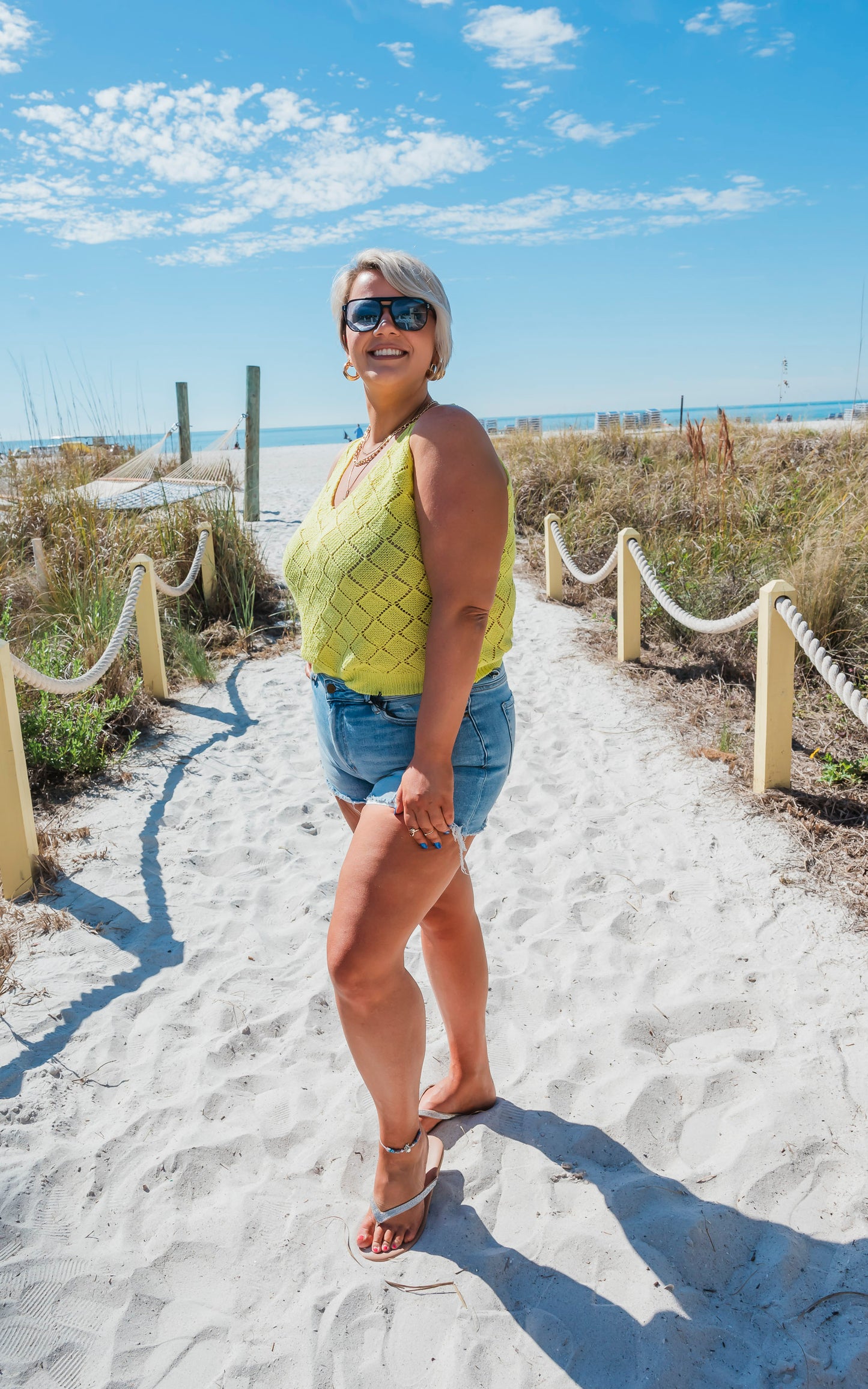 The Summer Breeze Tank - Salty Wave - Final Sale