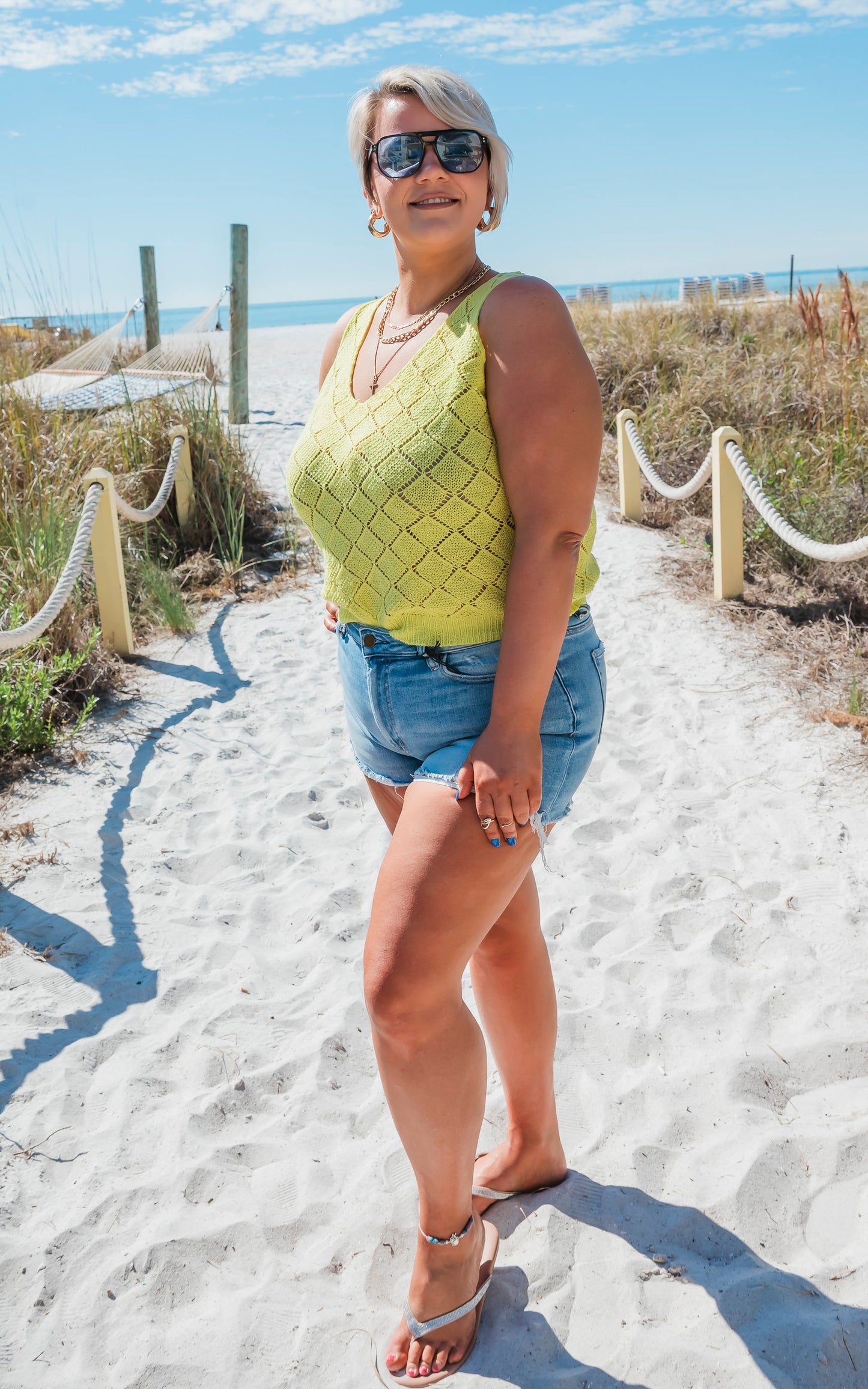 The Summer Breeze Tank - Salty Wave - Final Sale