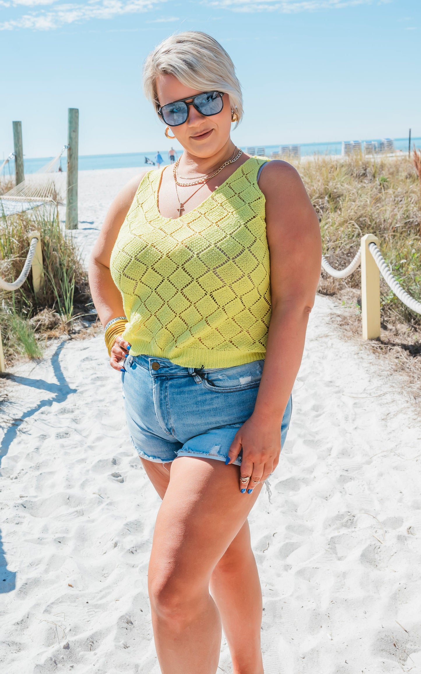 The Summer Breeze Tank - Salty Wave - Final Sale