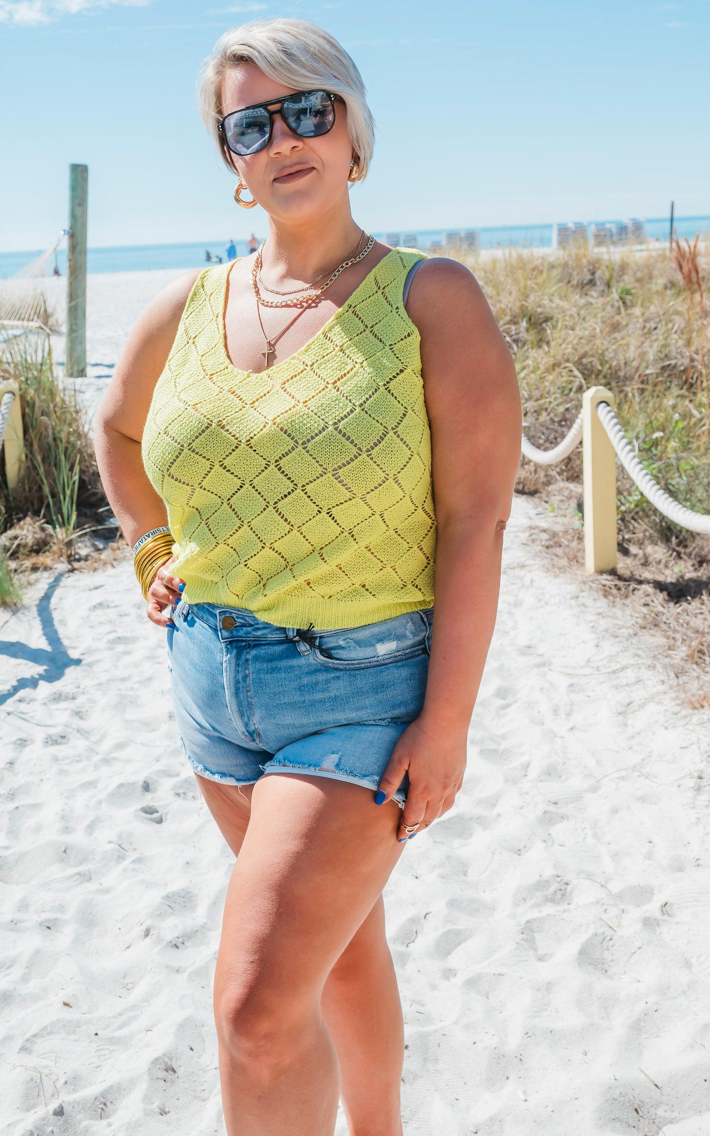 The Summer Breeze Tank - Salty Wave - Final Sale