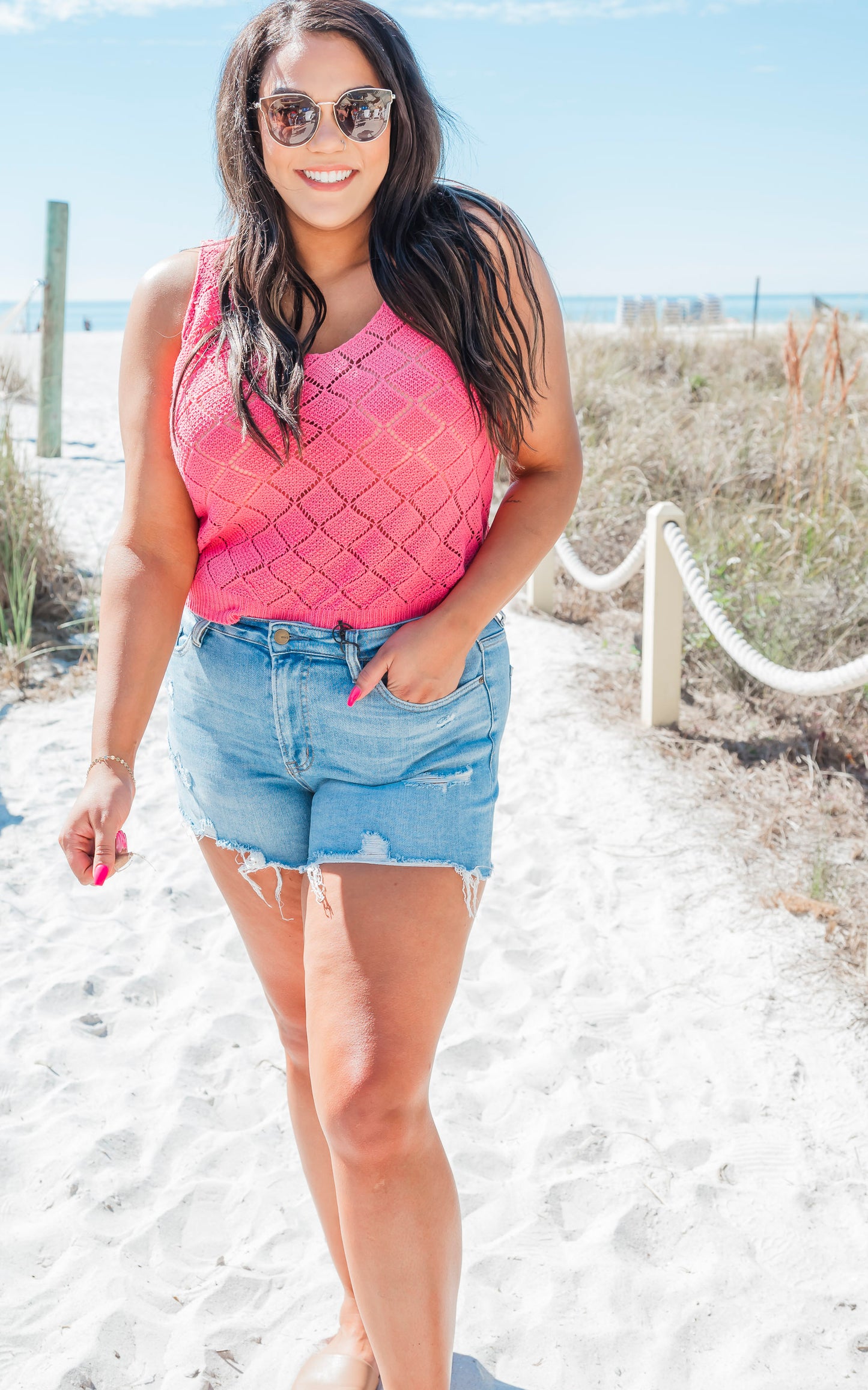 The Summer Breeze Tank - Salty Wave - Final Sale