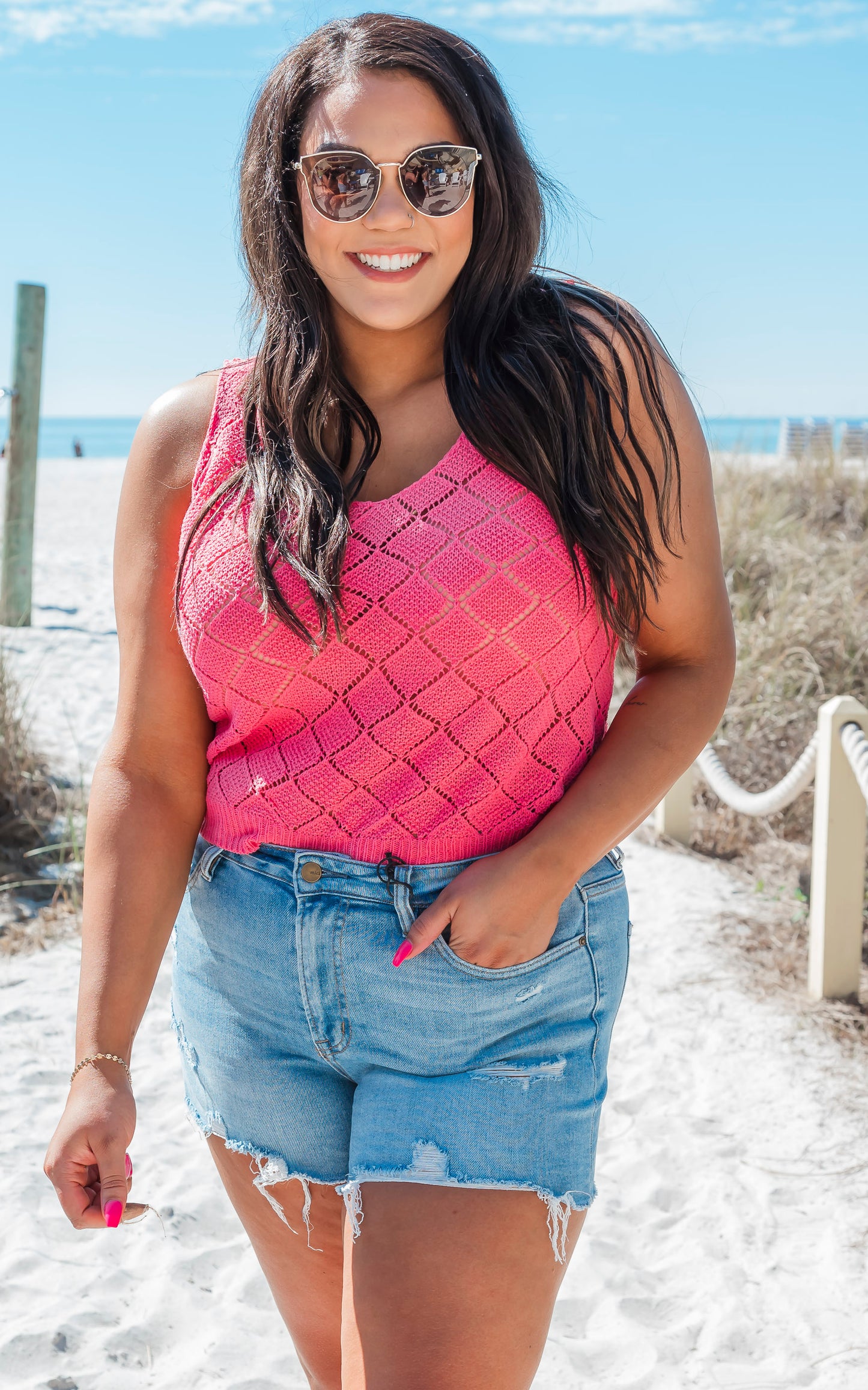 The Summer Breeze Tank - Salty Wave - Final Sale