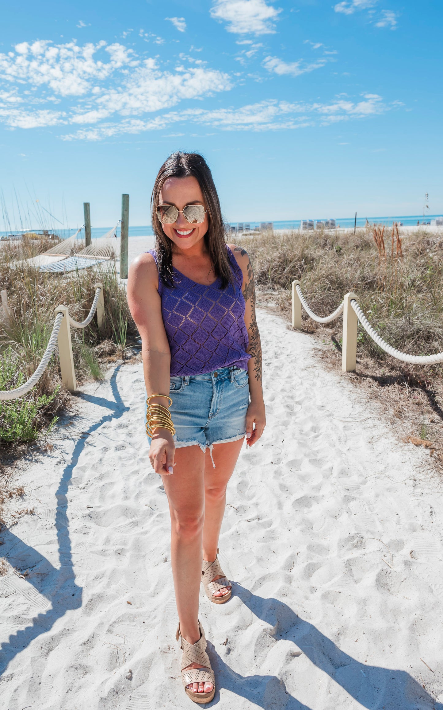 The Summer Breeze Tank - Salty Wave - Final Sale
