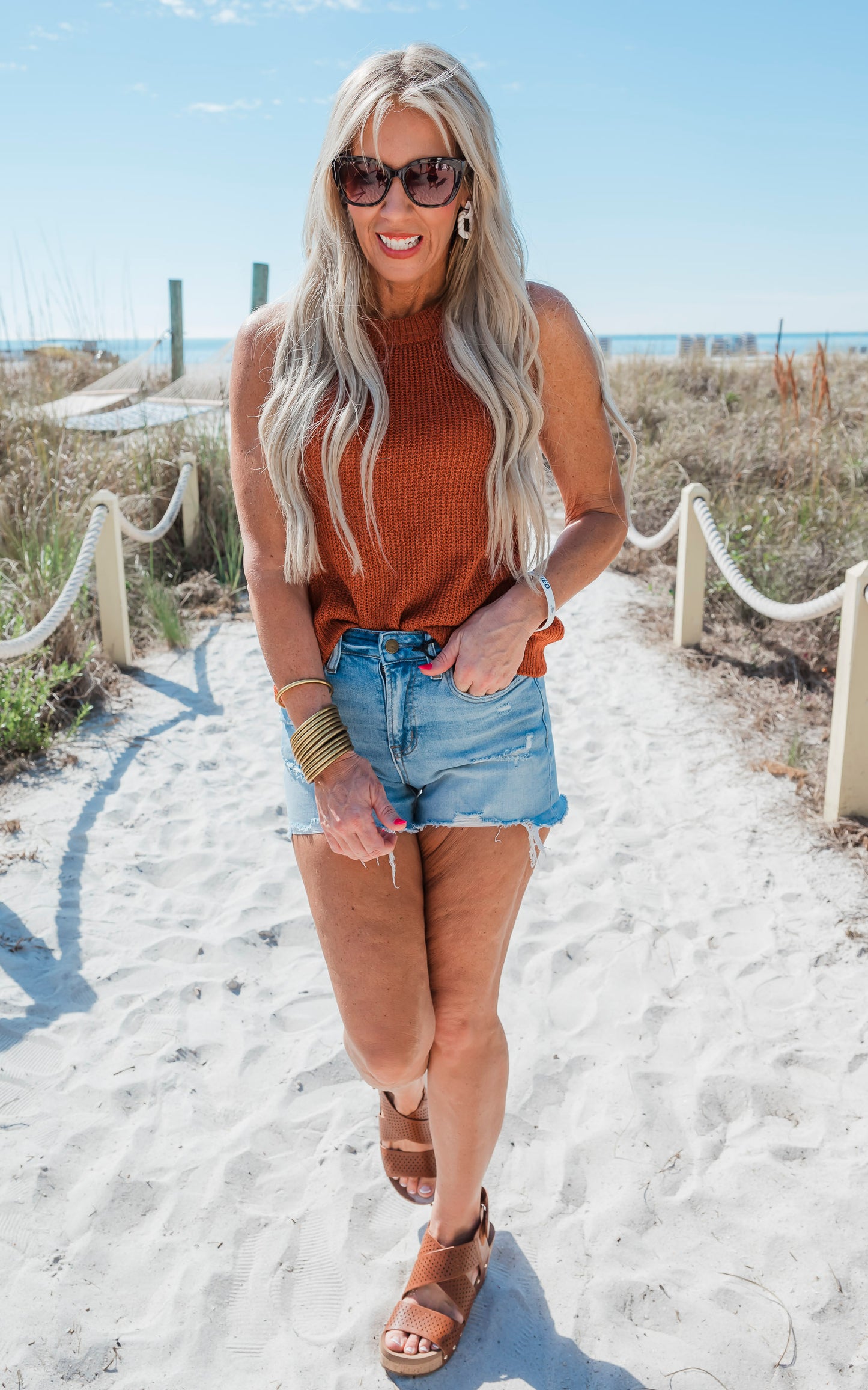 Summer Sweater Halter Tank Top by Salty Wave - Part 2 - Final Sale