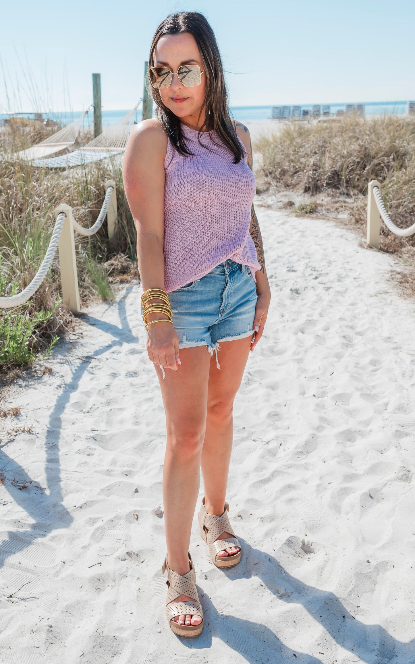 Summer Sweater Halter Tank Top by Salty Wave - Part 2 - Final Sale