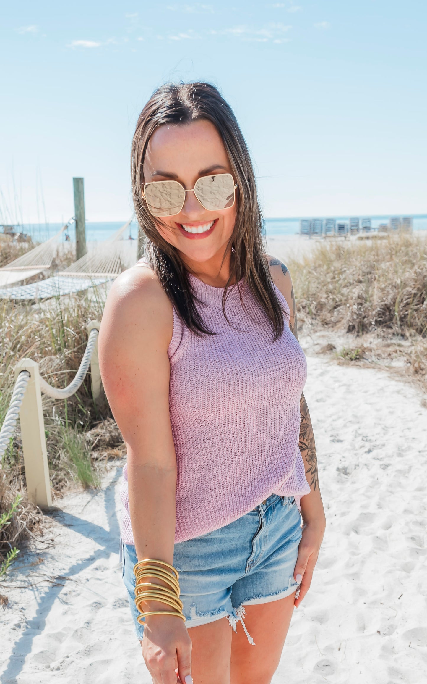 Summer Sweater Halter Tank Top by Salty Wave - Part 2 - Final Sale