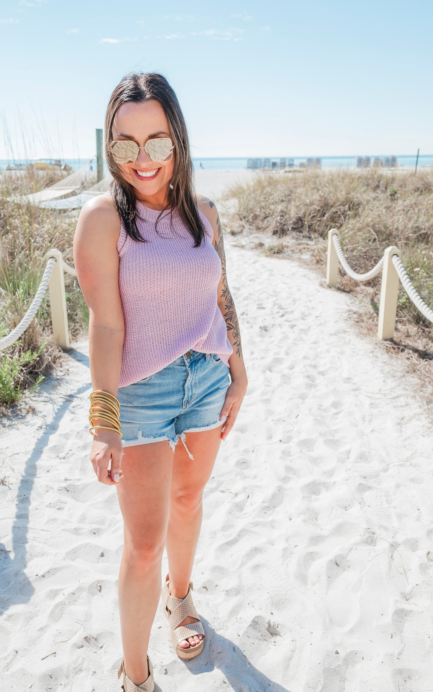 Summer Sweater Halter Tank Top by Salty Wave - Part 2 - Final Sale