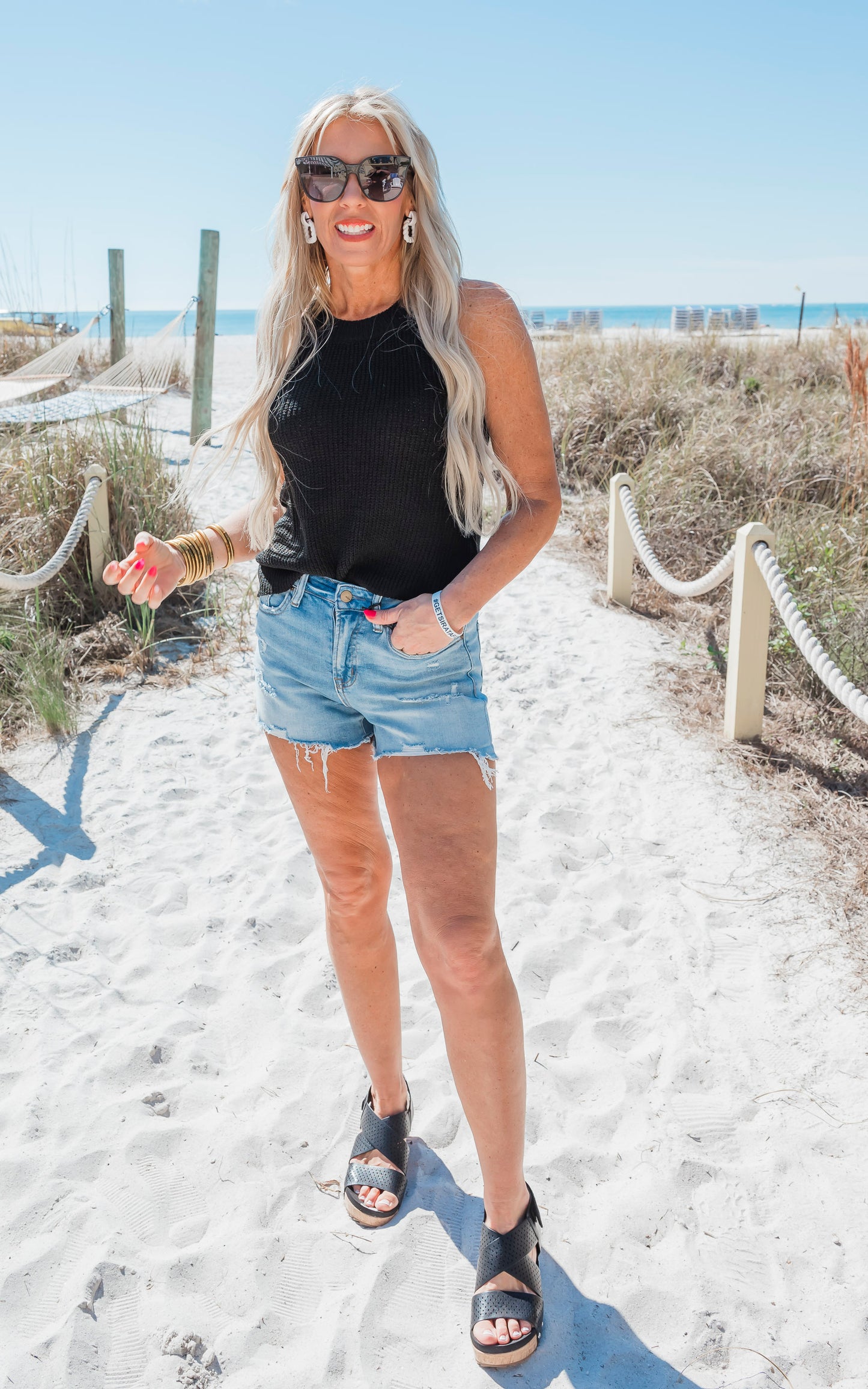 Summer Sweater Halter Tank Top by Salty Wave - Final Sale