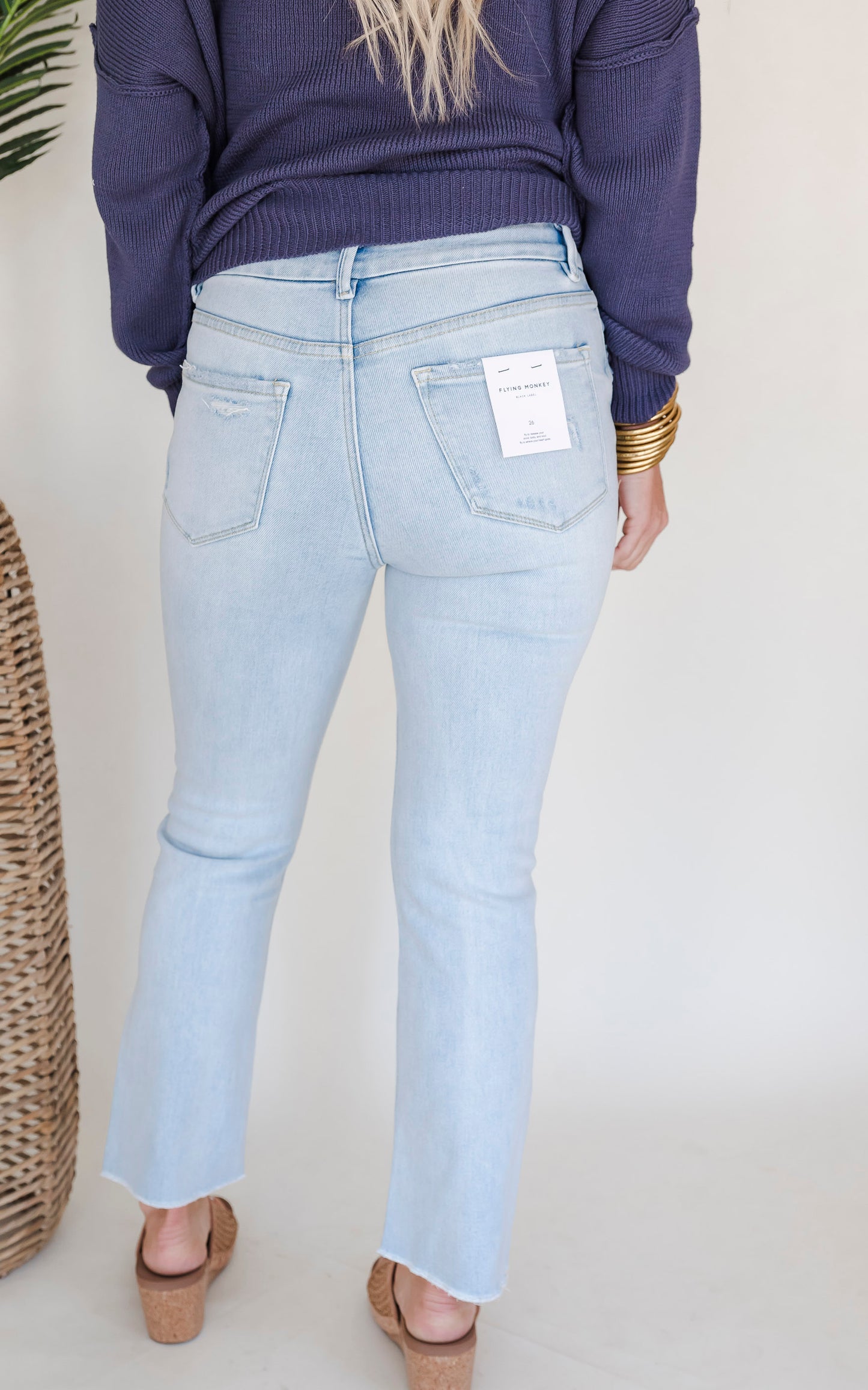 Parade High Rise Crop Flare Denim Jeans
