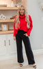red sweater