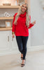 red sweater