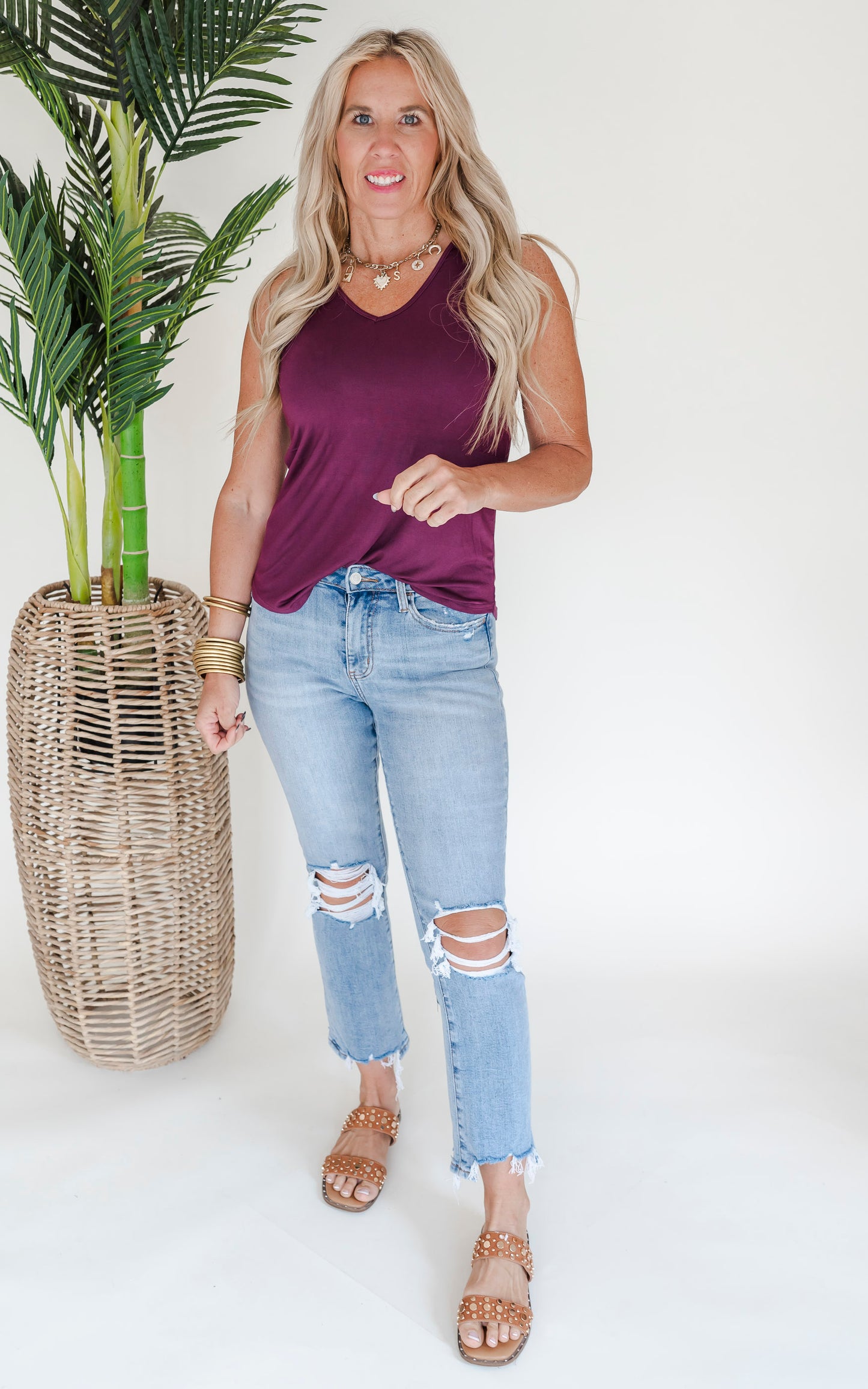 The Perfect V Tank Top by Salty Wave *FINAL SALE