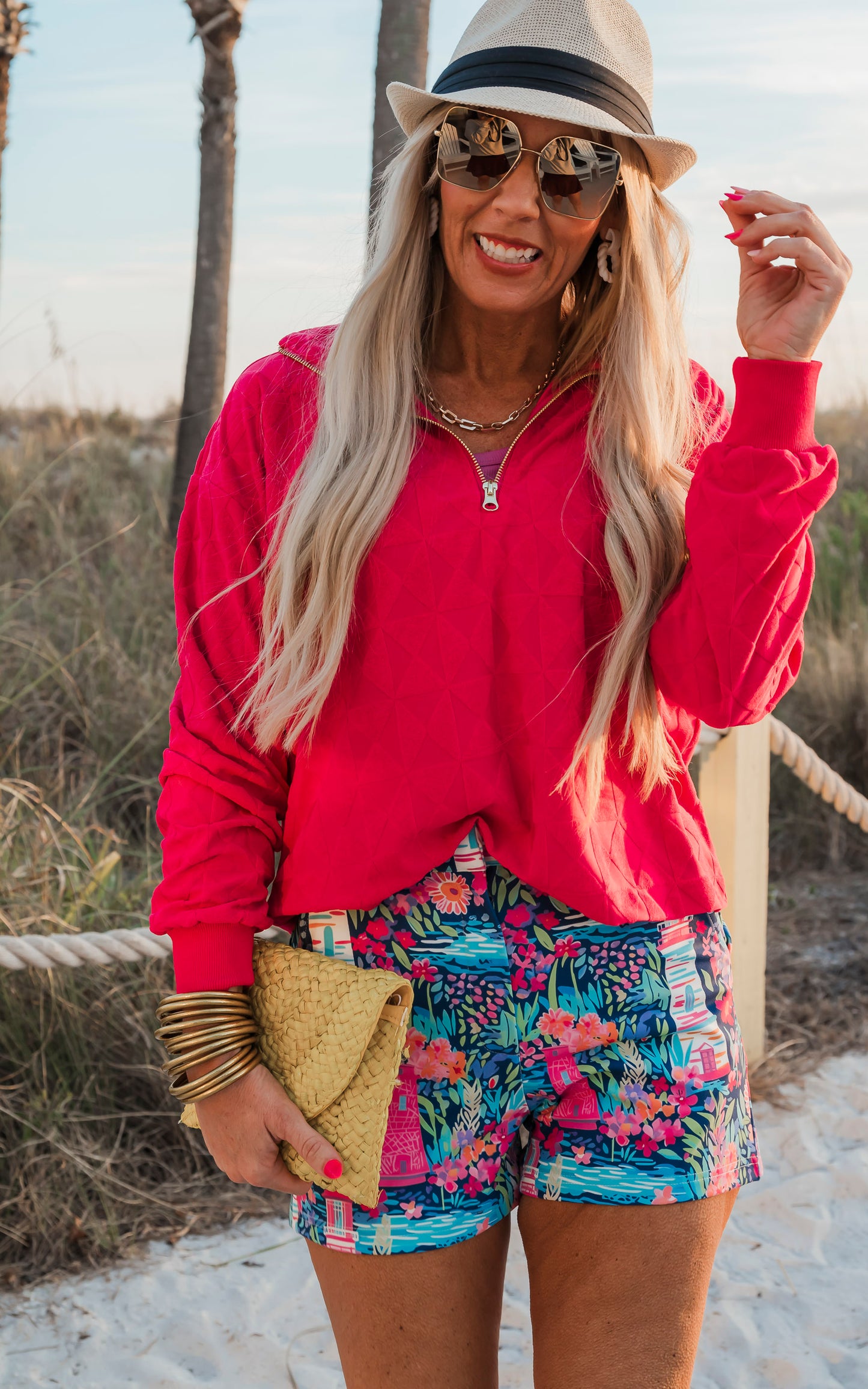 Vibrant Lighthouse Perfect Everyday Chino Shorts by Salty Wave - Final Sale