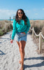 The Ava Everyday Teal Hoodie by Salty Wave - Final Sale