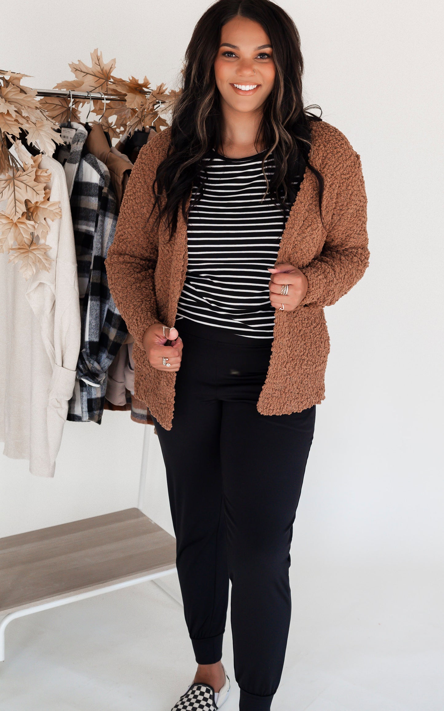 Long Sleeve Popcorn Cardigan - Final Sale**
