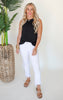 Ruffle Sleeveless Top - Final Sale**