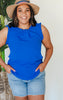 Ruffle Sleeveless Top - Final Sale**