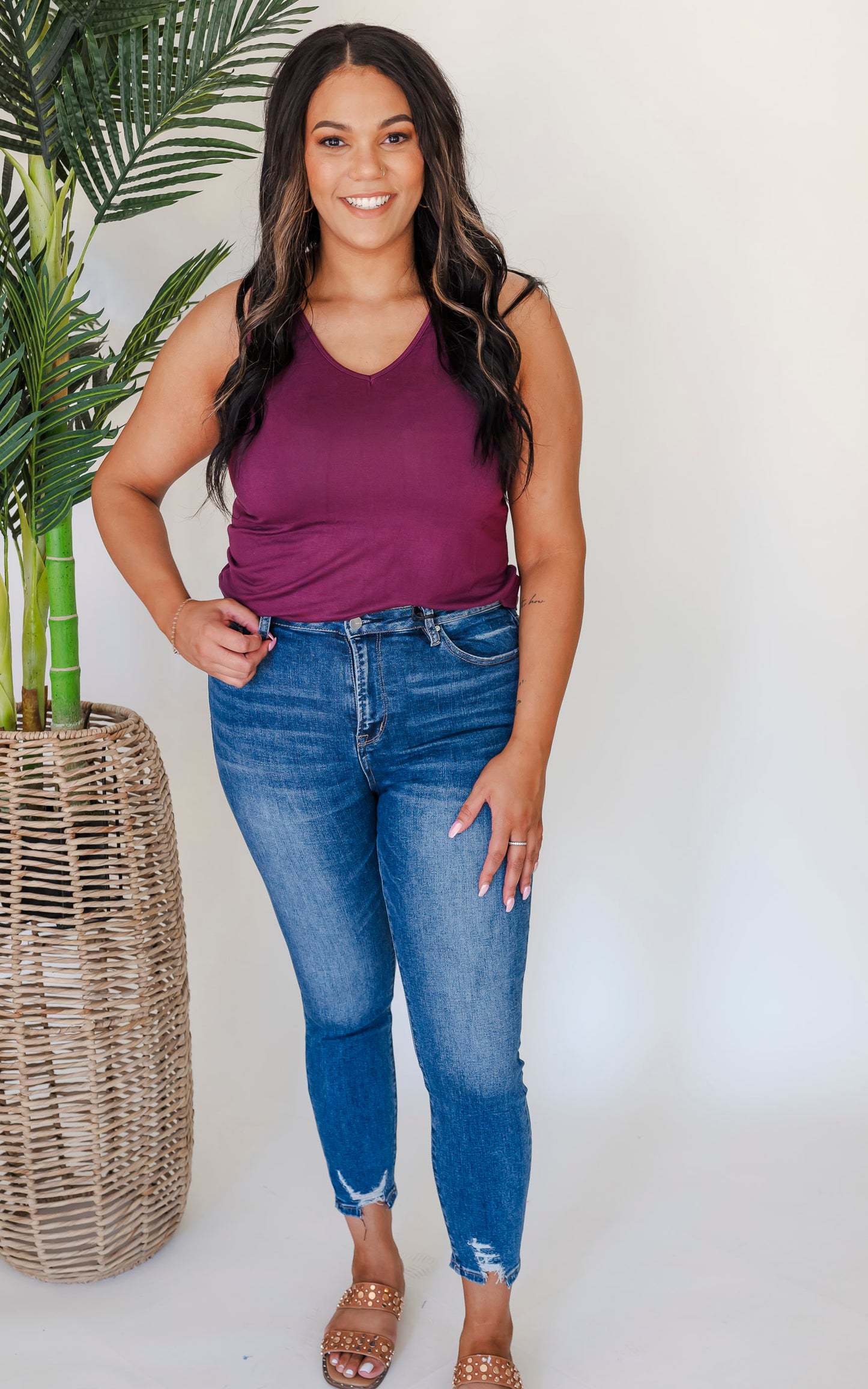 The Perfect V Tank Top by Salty Wave *FINAL SALE