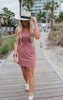 The Sophia Smoke Red Everyday Tank Dress by Salty Wave - Final Sale