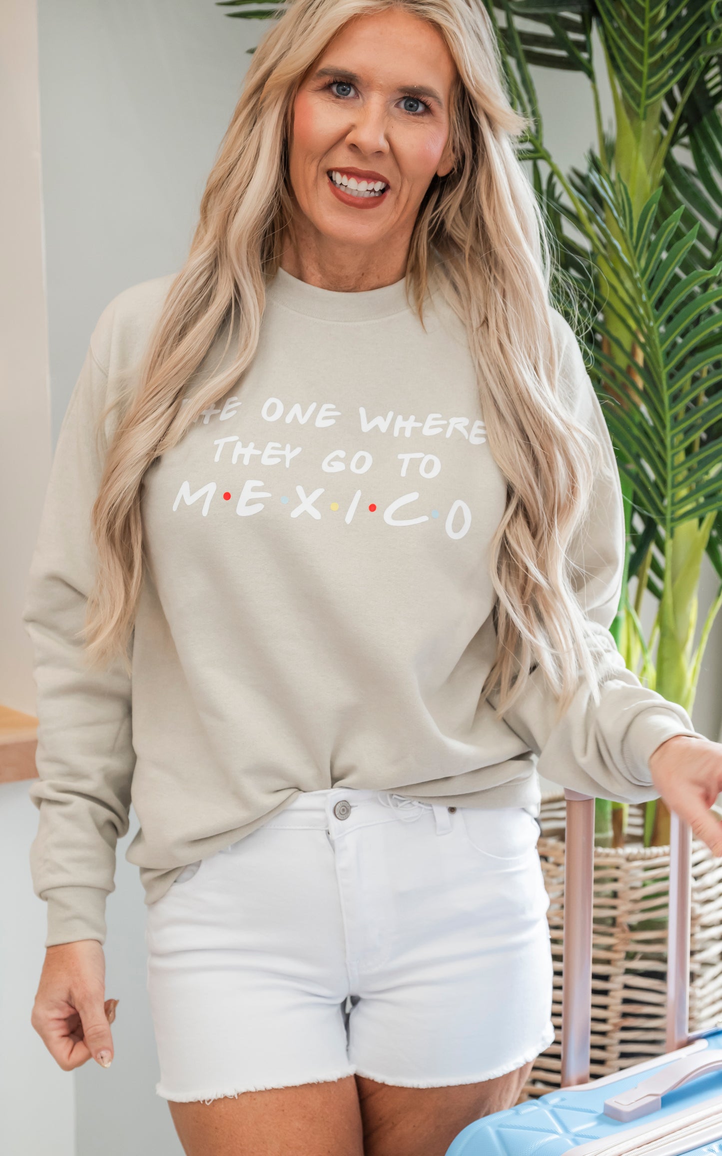 The One Where They Go to Mexico Crewneck Sweatshirt - Final Sale