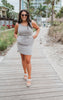 The Sophia Light Grey Everyday Tank Dress by Salty Wave *DEAL-FINAL SALE