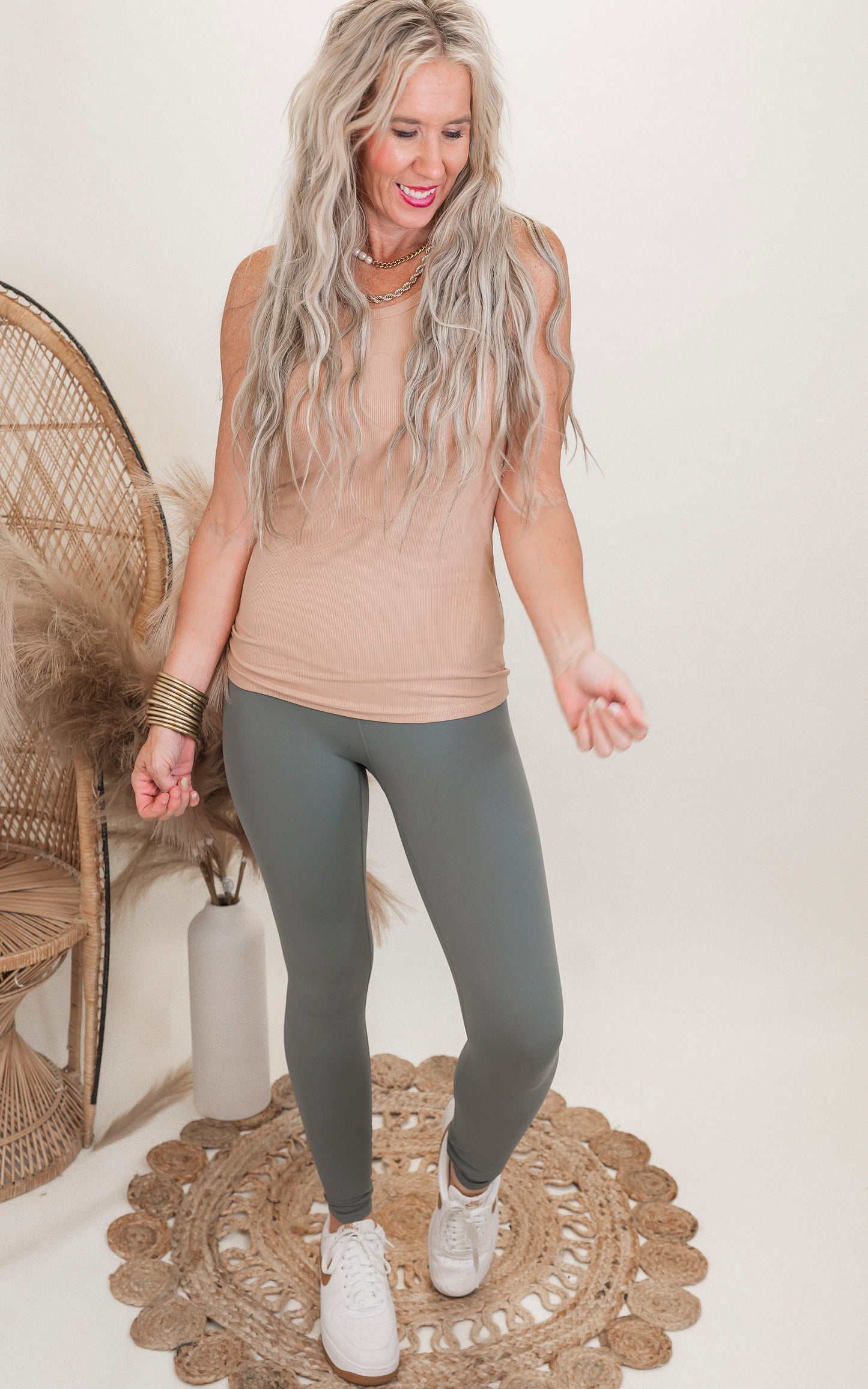 Hold Tight A lil Longer Tank Top by Salty Wave -Part 1 *FINAL SALE