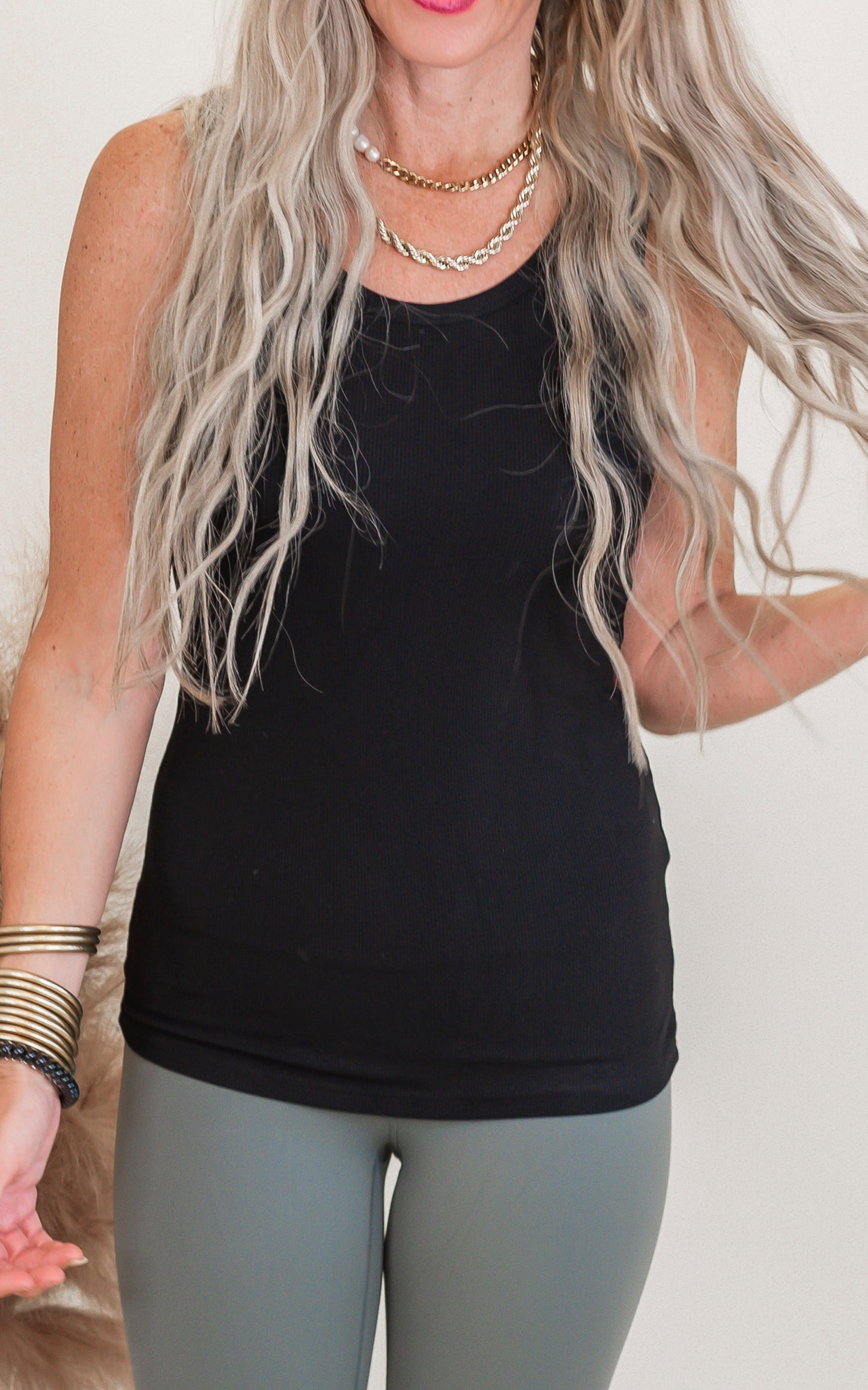 Hold Tight A lil Longer Tank Top by Salty Wave -Part 1 *FINAL SALE