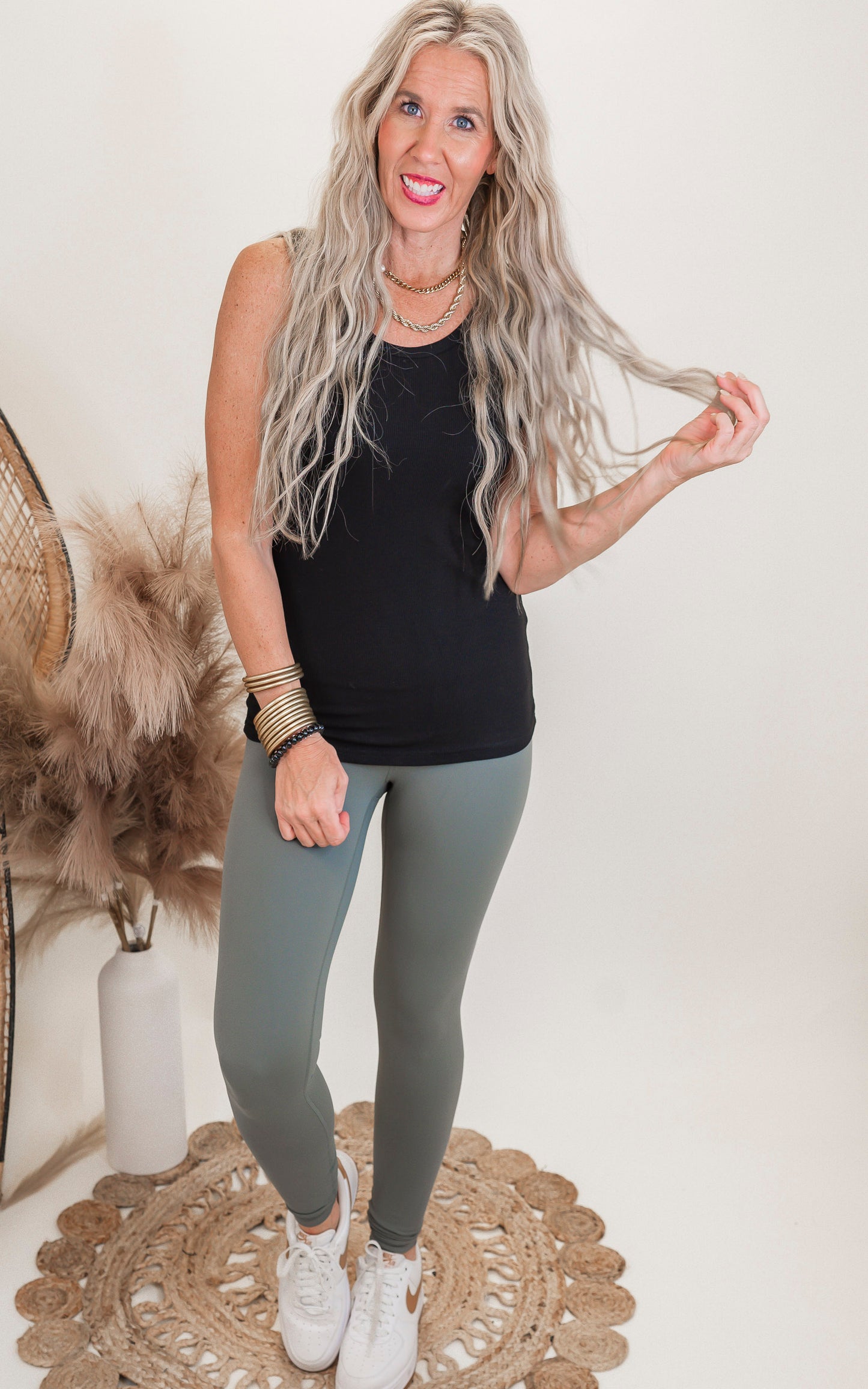 Hold Tight A lil Longer Tank Top by Salty Wave -Part 1 *FINAL SALE
