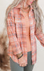 Forever Favorite Plaid Shacket in Rust Cream Navy #3 | Salty Wave*- FINAL SALE